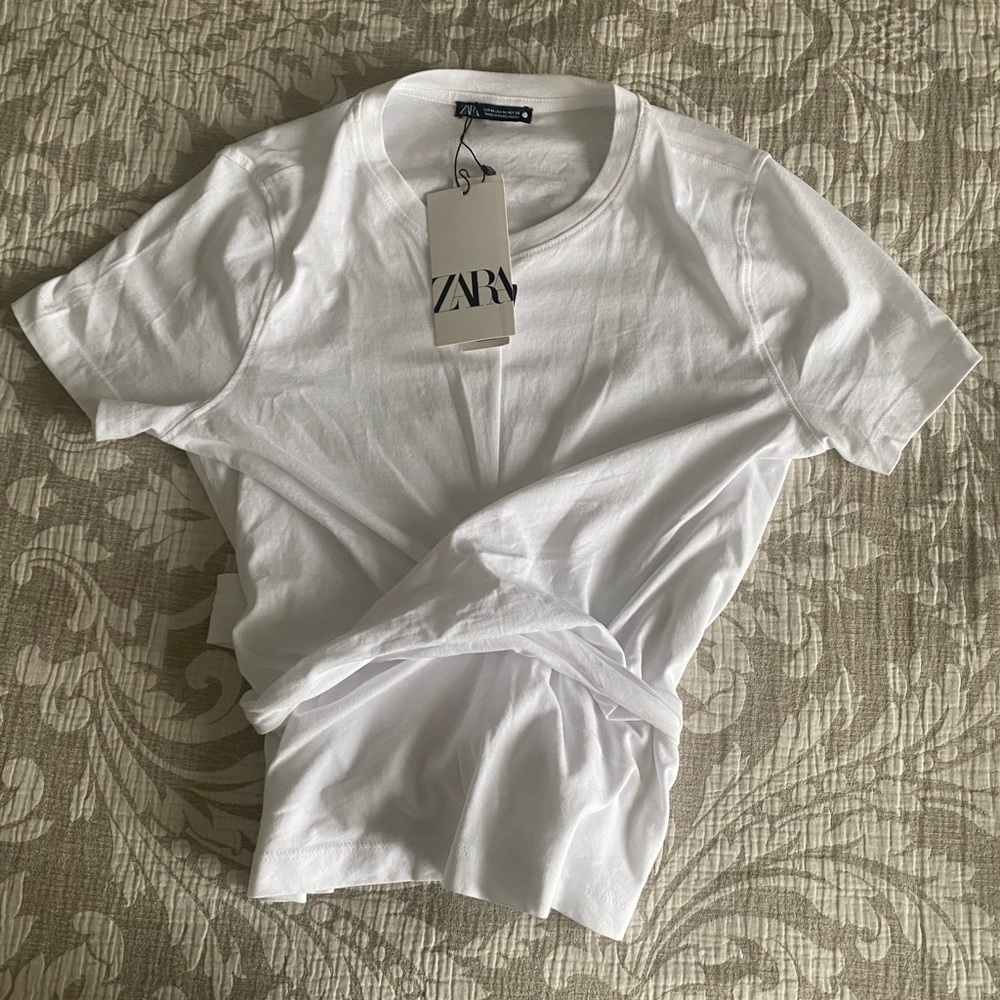 Zara twist wrap tee